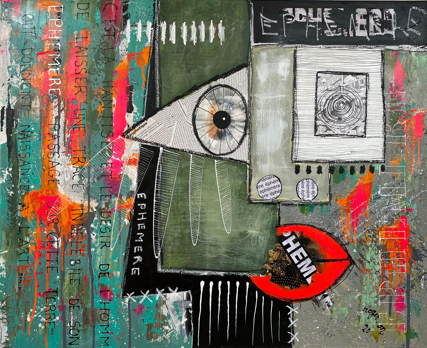 Ephémère - 100 x 81 cm