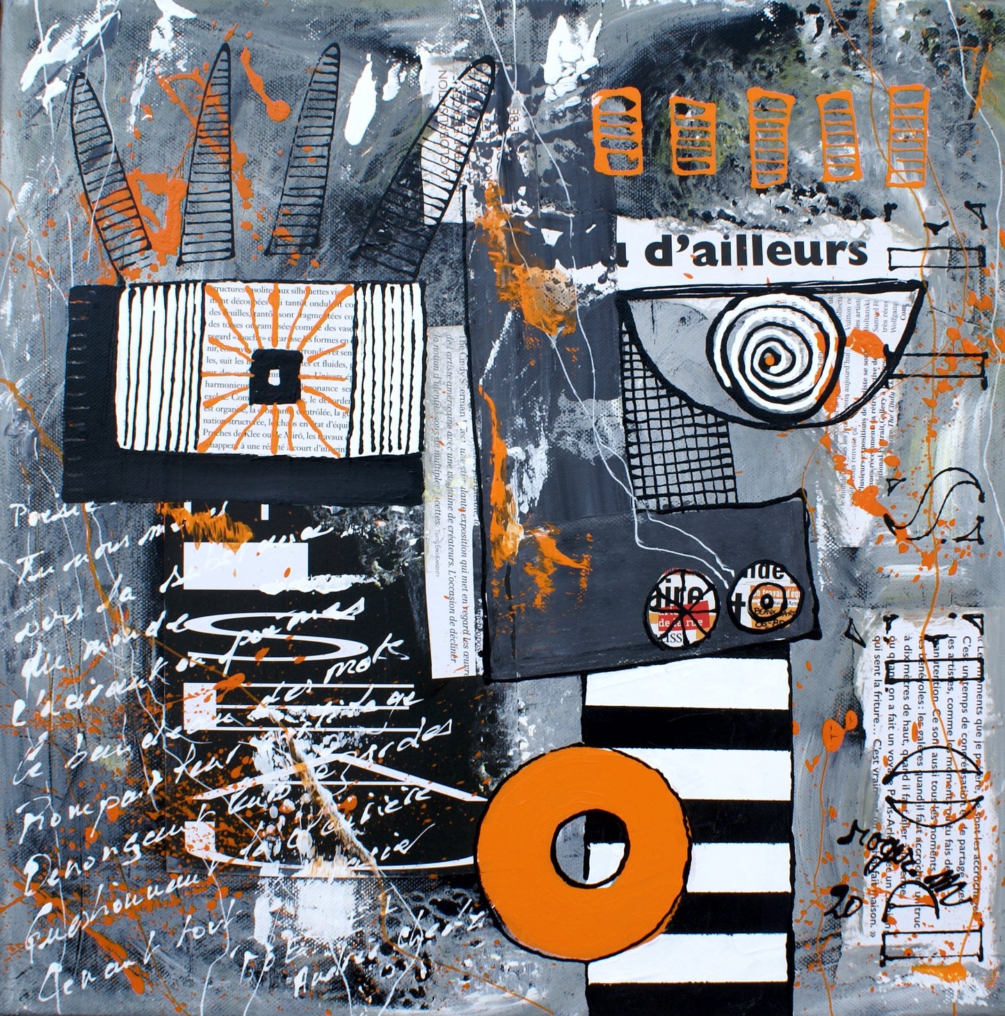 Poésie - 40 x 40 cm