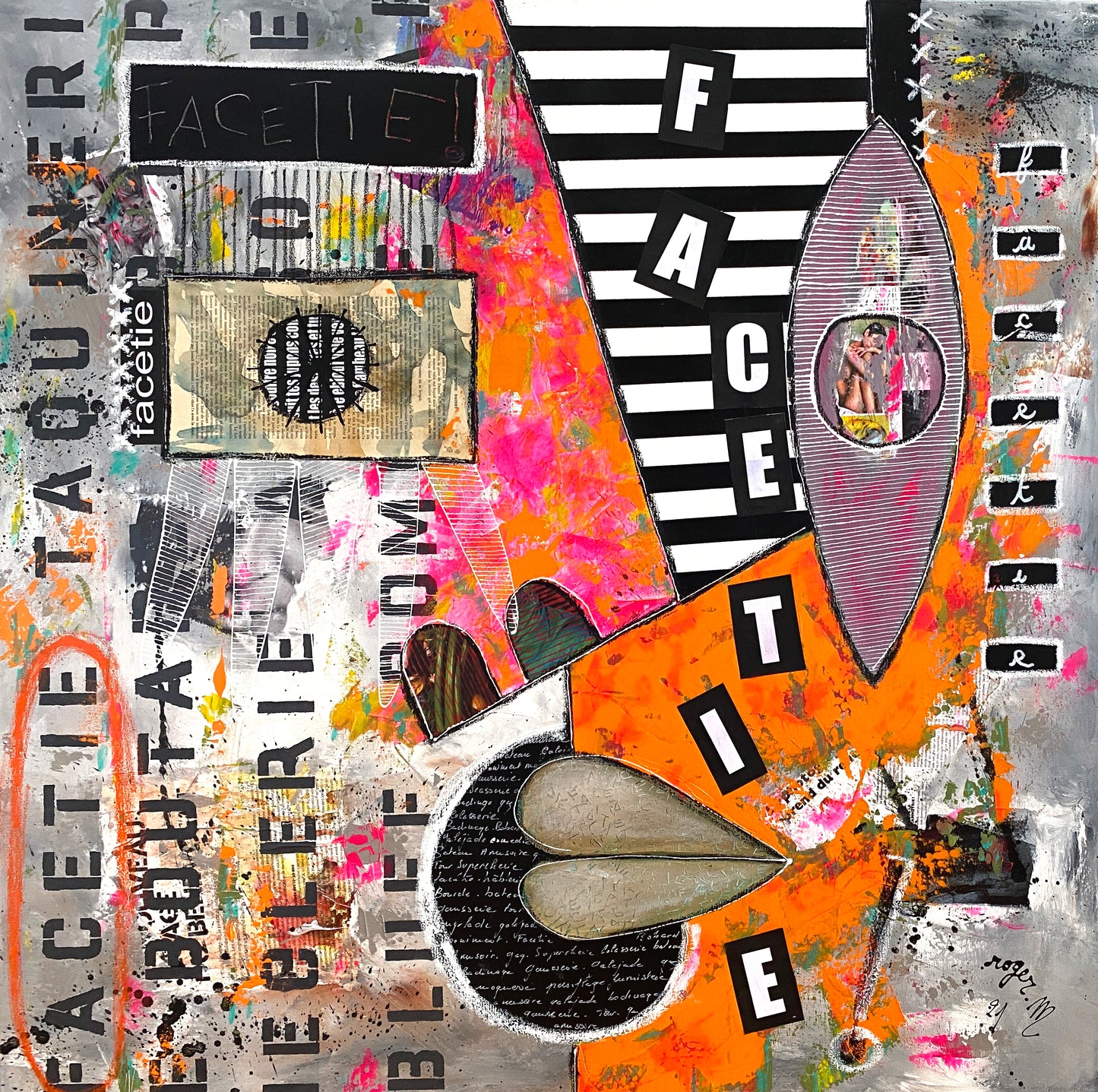 Facétie - 100 x 100 cm