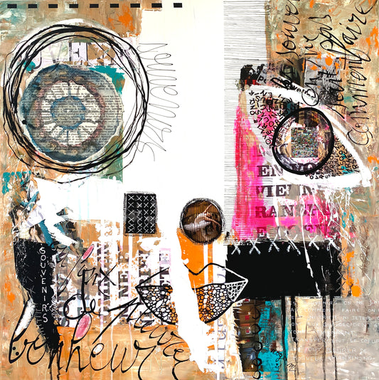 Souvenirs - 80 x 80 cm