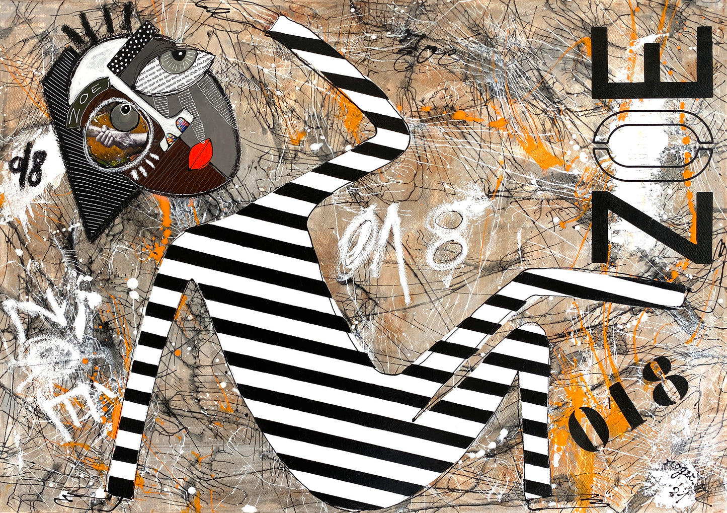 Zoé 018 - 92 x 65 cm