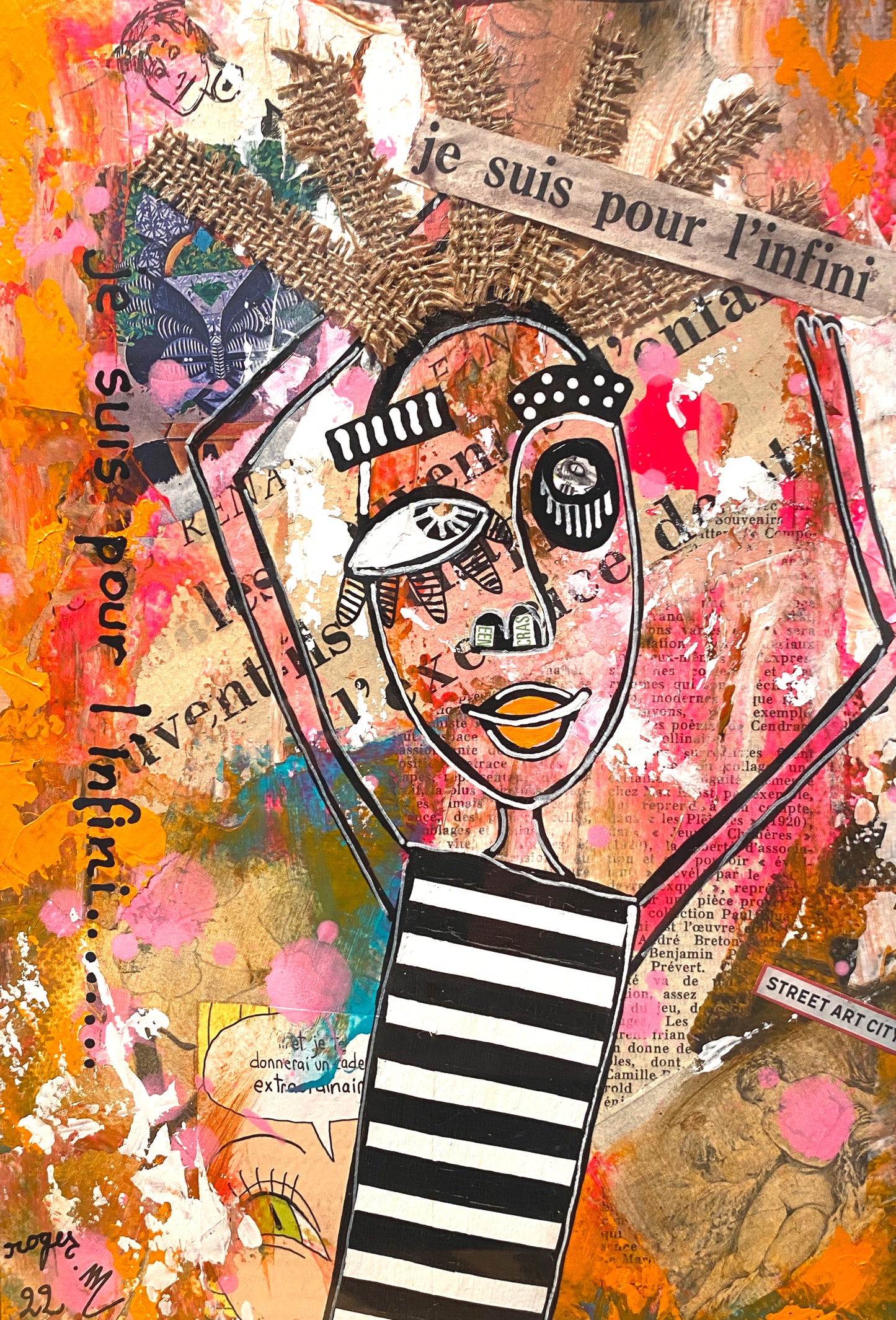 Je suis pour l'Infini - 41 x 31 cm