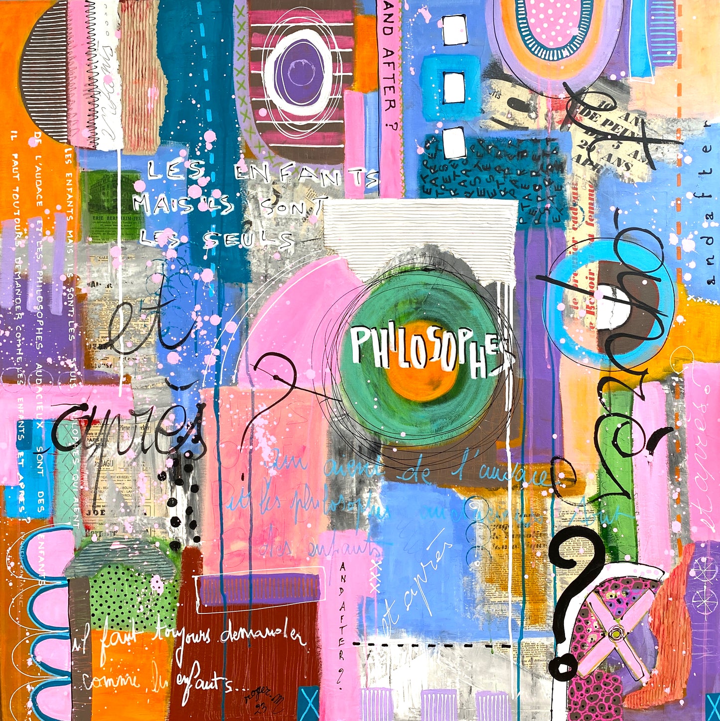 Et après ? - 100 x 100 cm