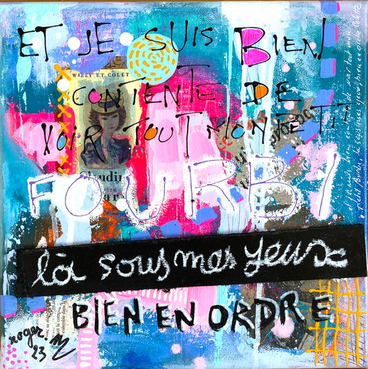 Mon Fourbi - 30 x 30 cm -