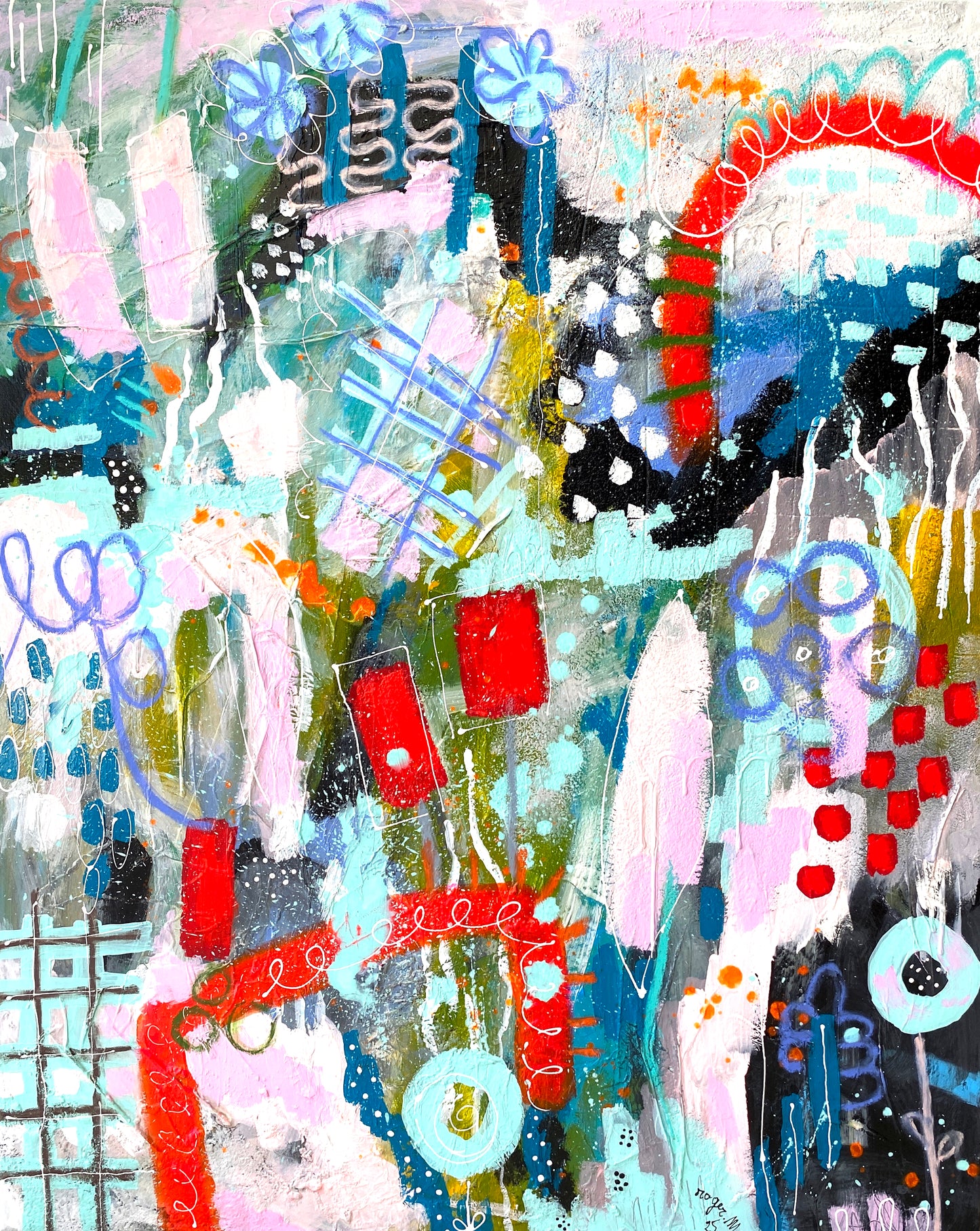 Le Jardin Oublié - 100 x 81 cm