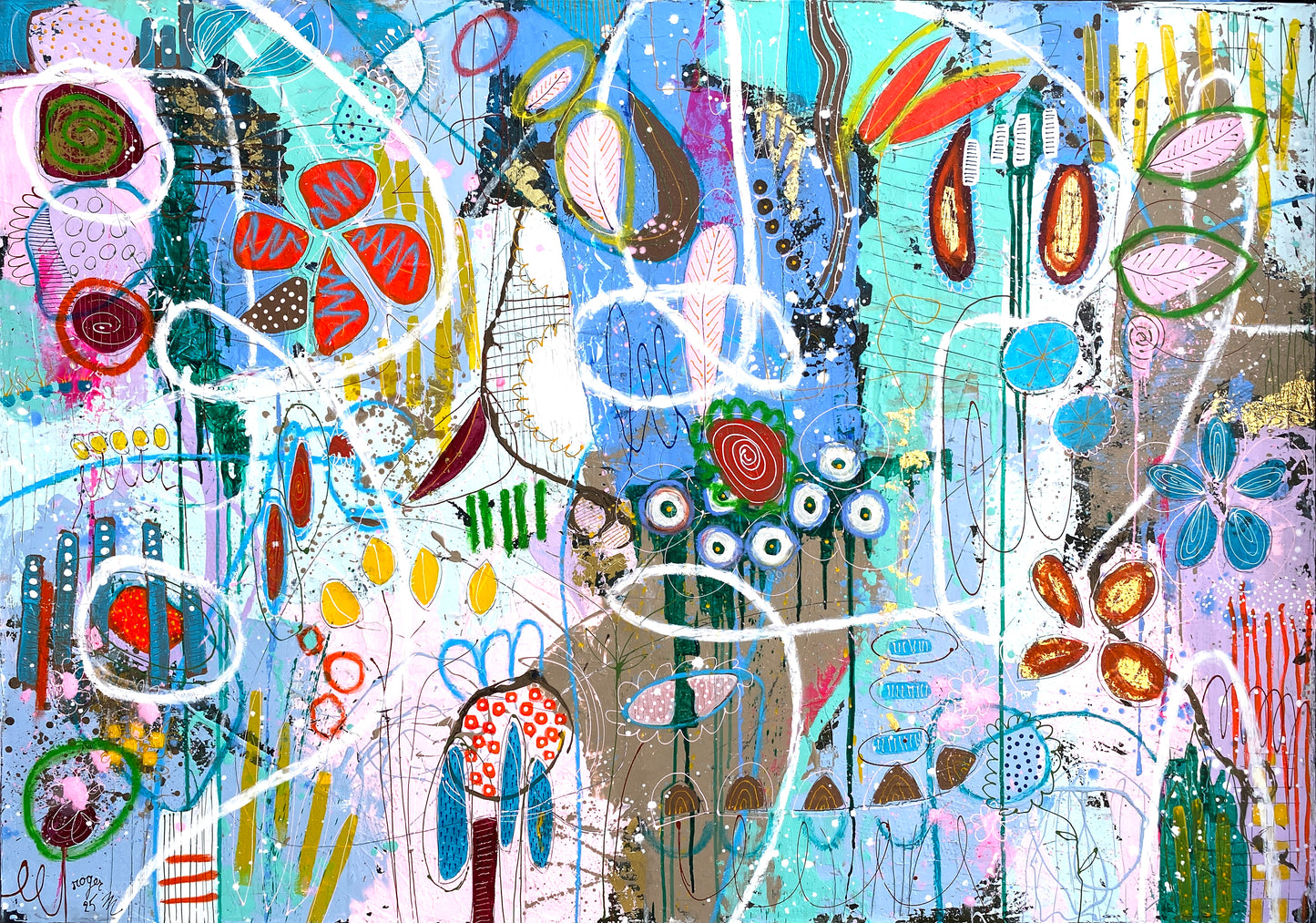 Mon Jardin Fou - 162 x 114 cm