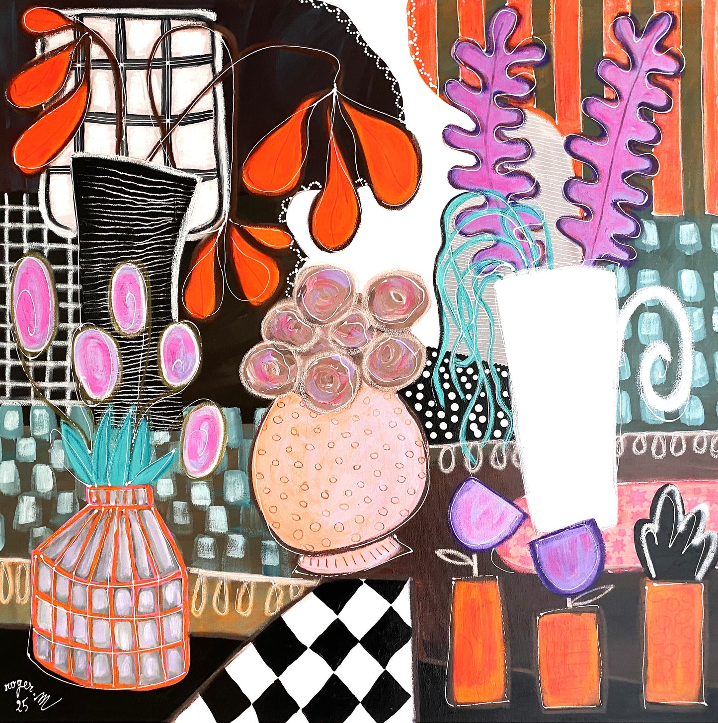 La Serre d'Adèle - 80 x 80 cm