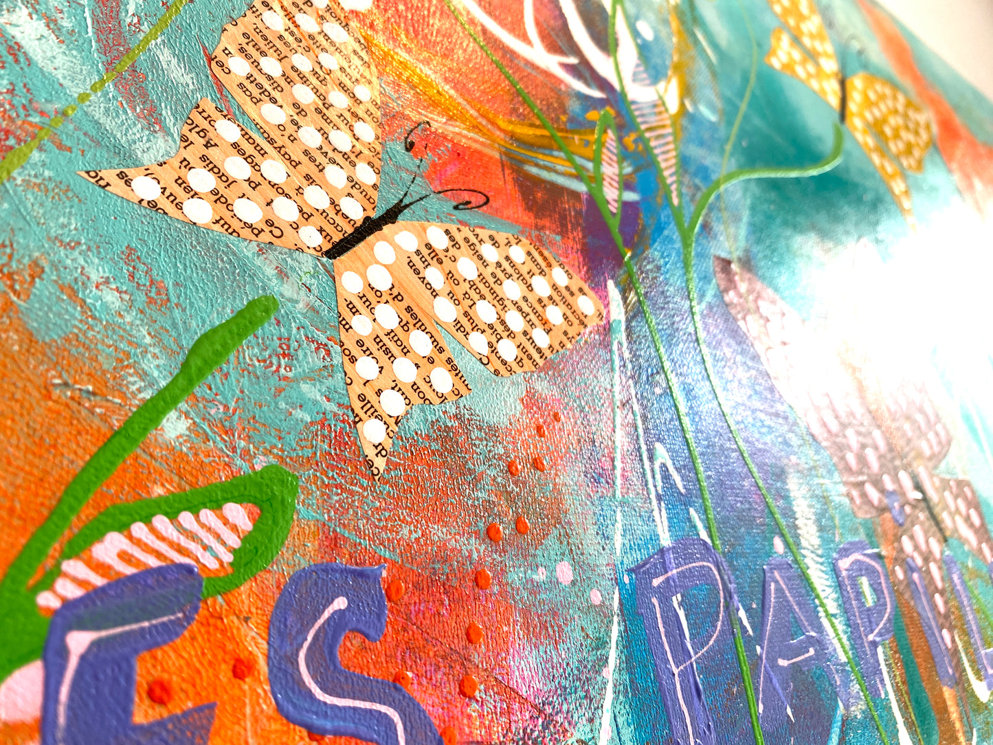 Les Papillons - 100 x 65 cm -