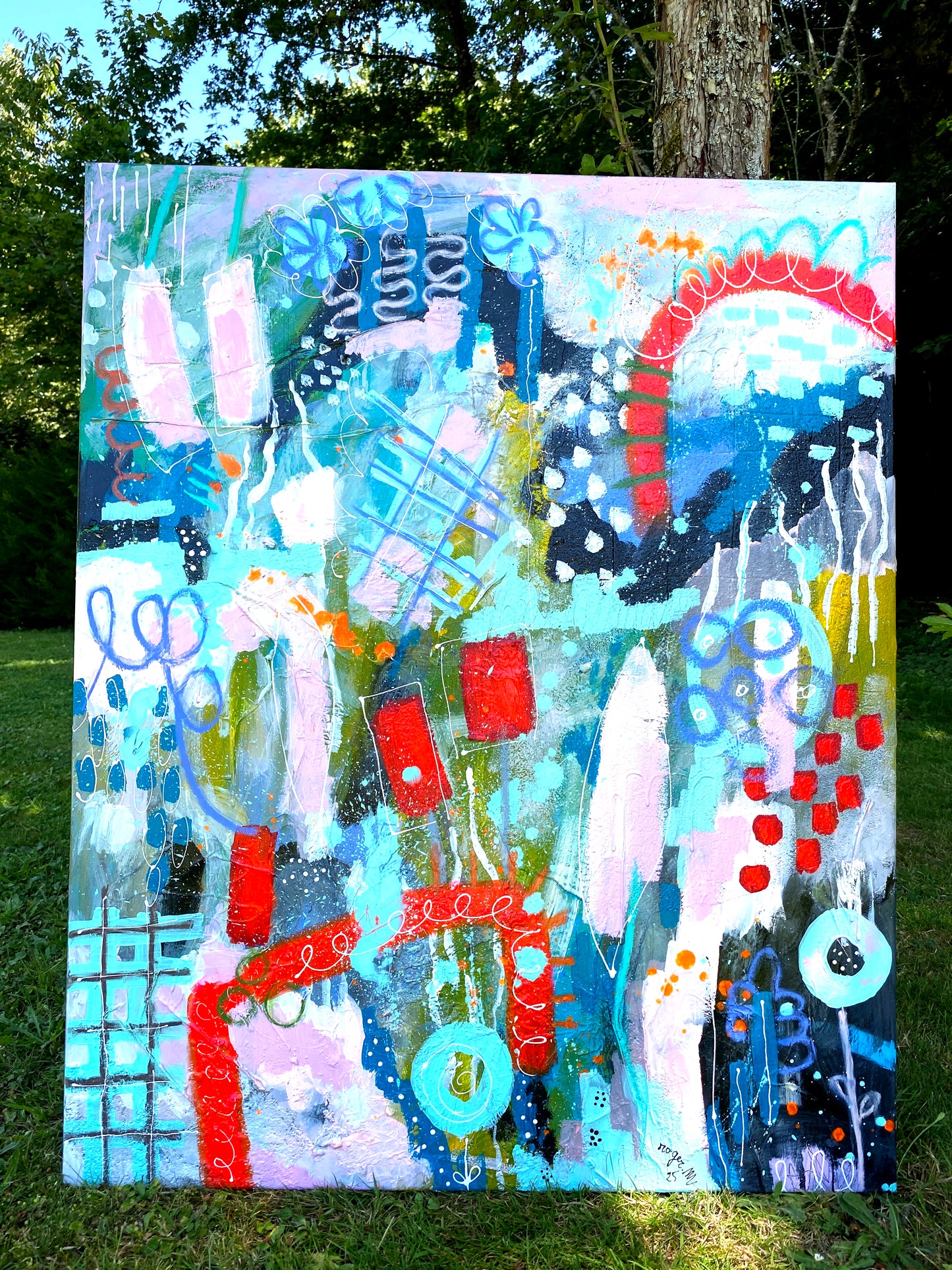 Le Jardin Oublié - 100 x 81 cm
