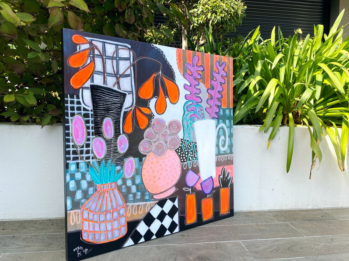 La Serre d'Adèle - 80 x 80 cm