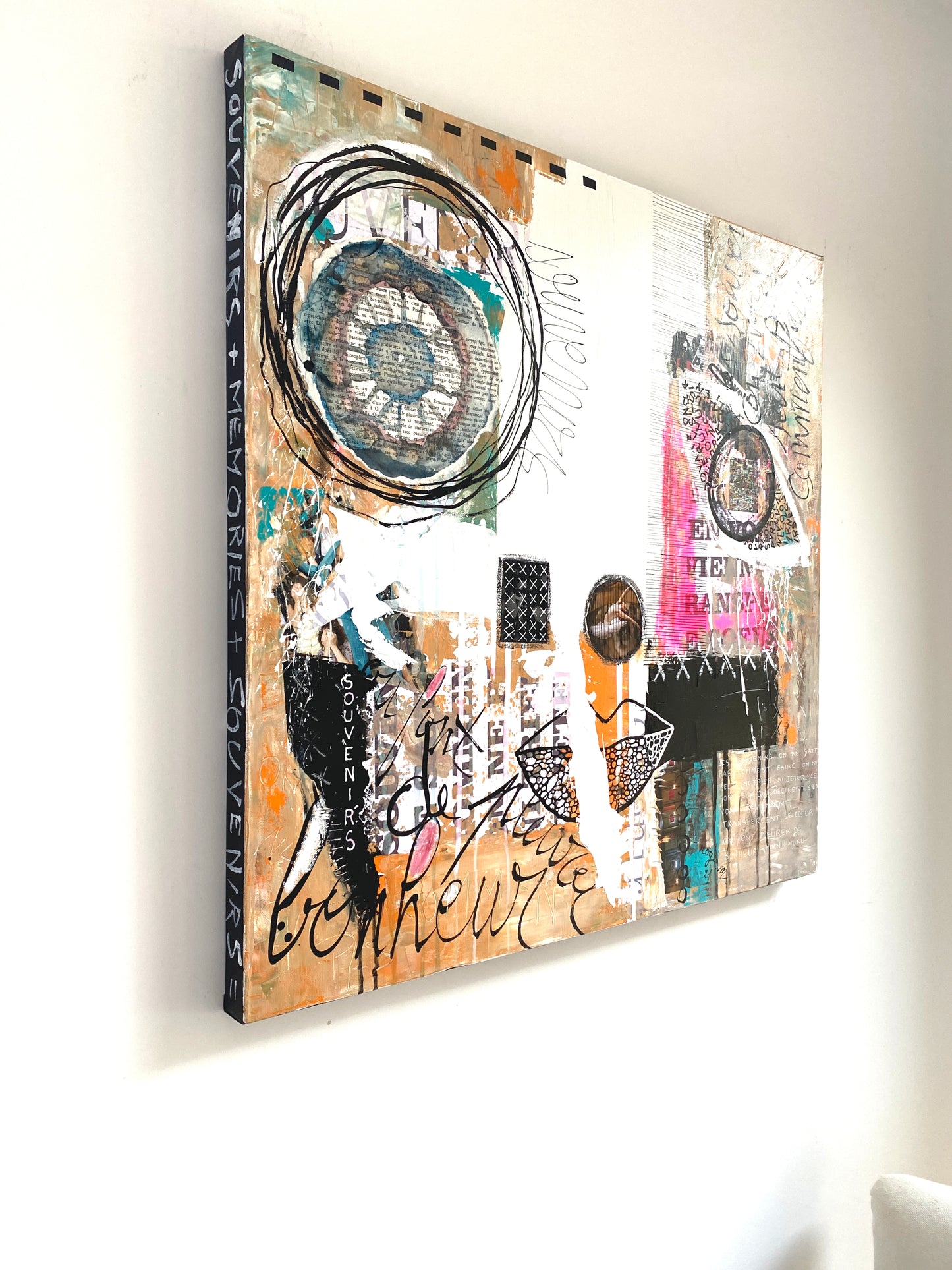 Souvenirs - 80 x 80 cm