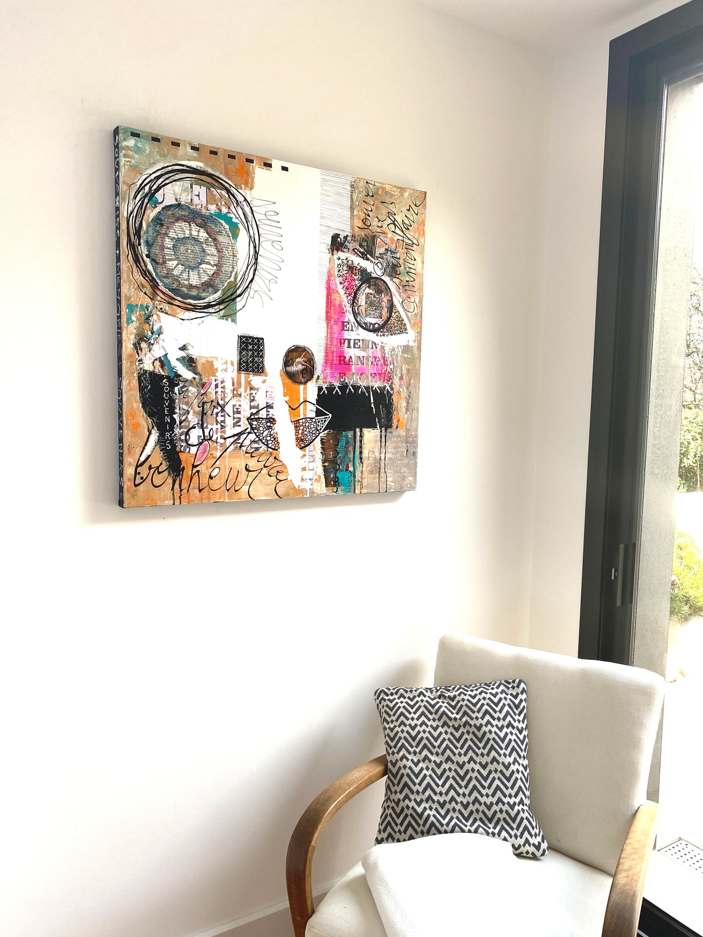Souvenirs - 80 x 80 cm