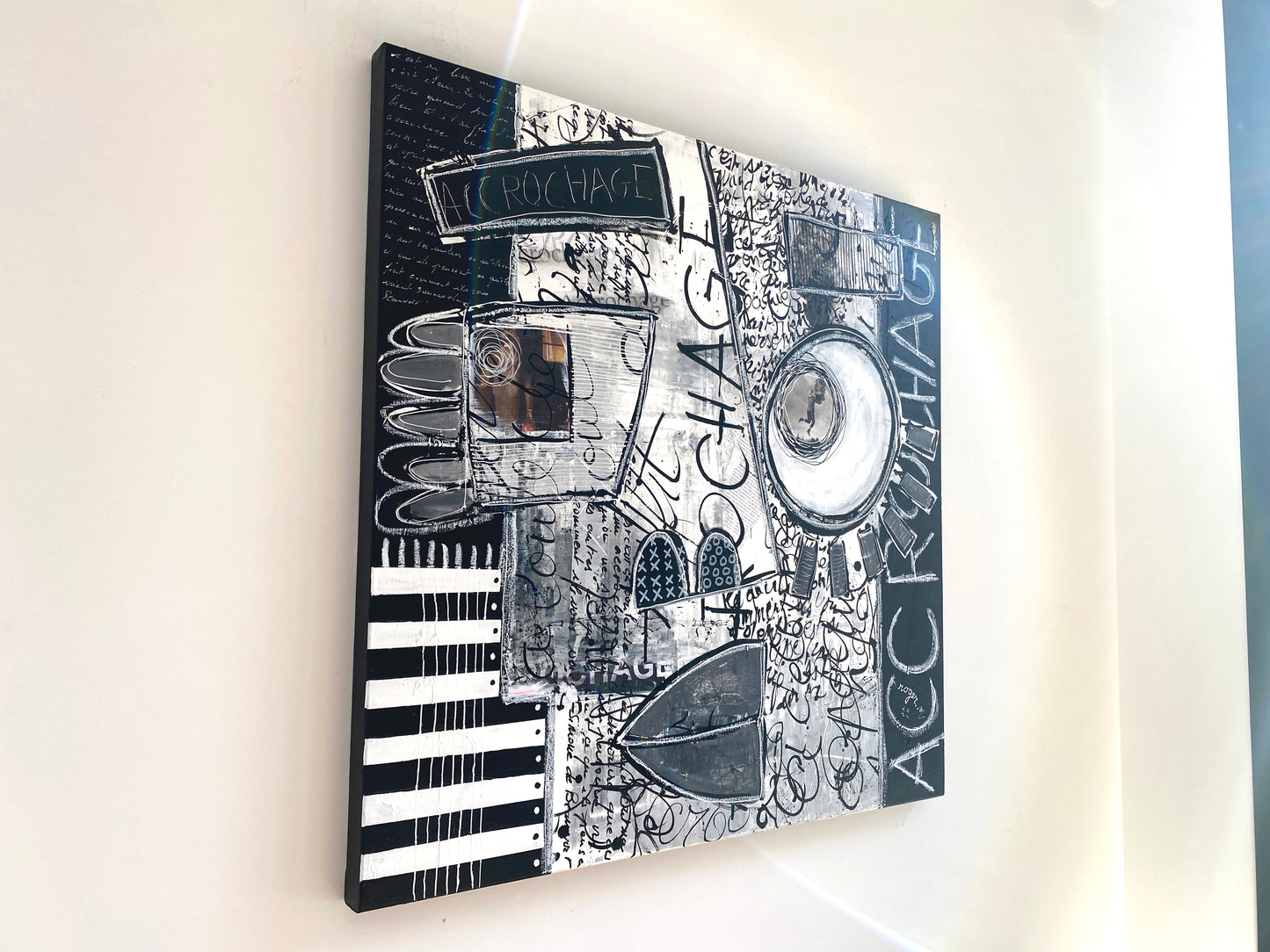 Accrochage -80 x 80 cm