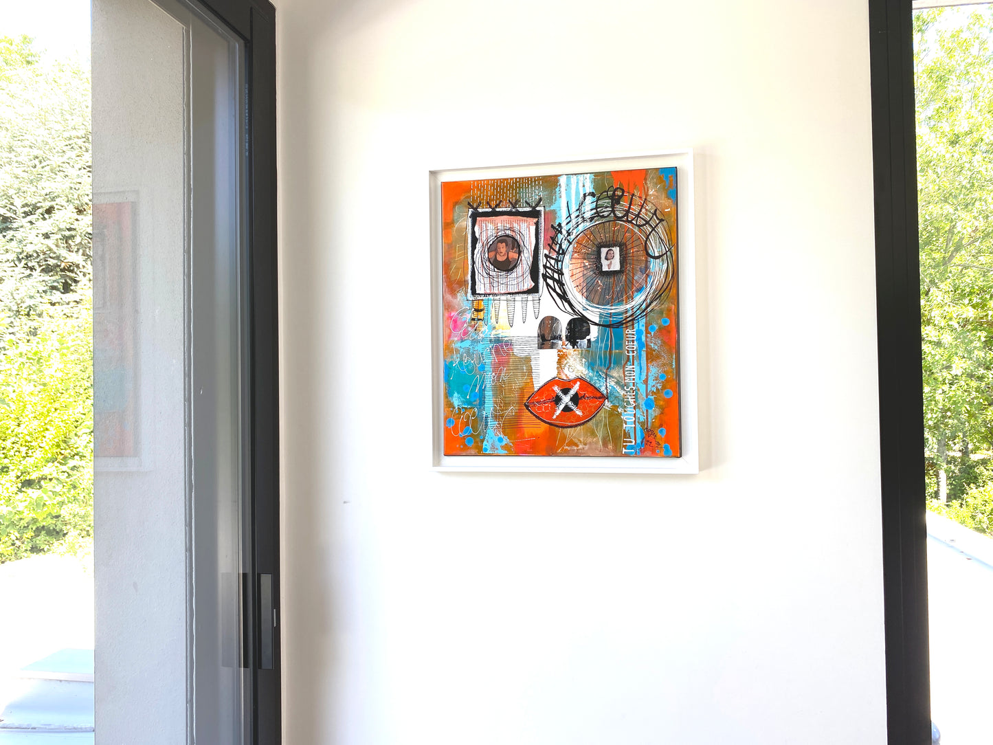 Qui Touche mon Coeur - 55 x 46 cm -