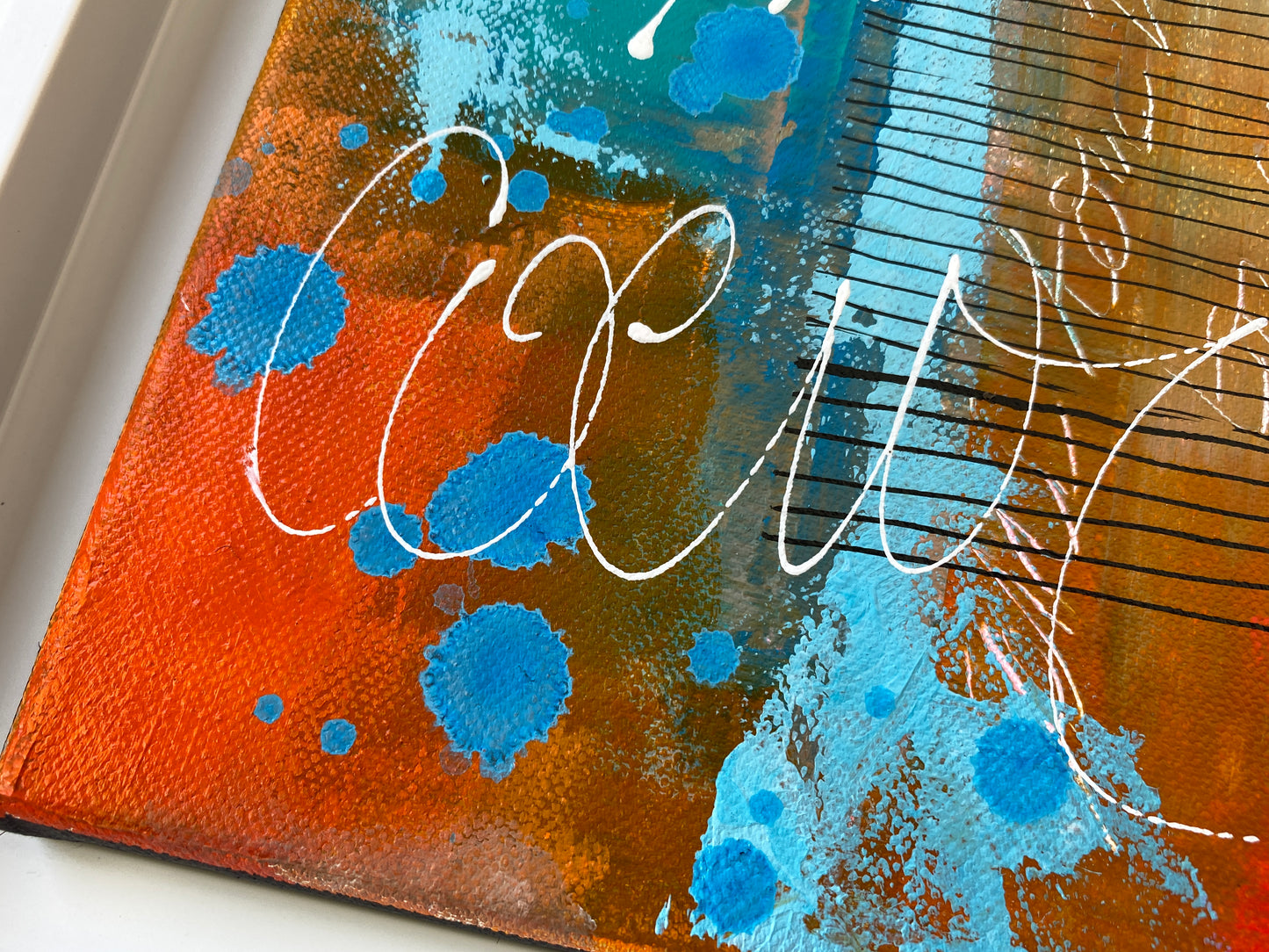 Qui Touche mon Coeur - 55 x 46 cm -