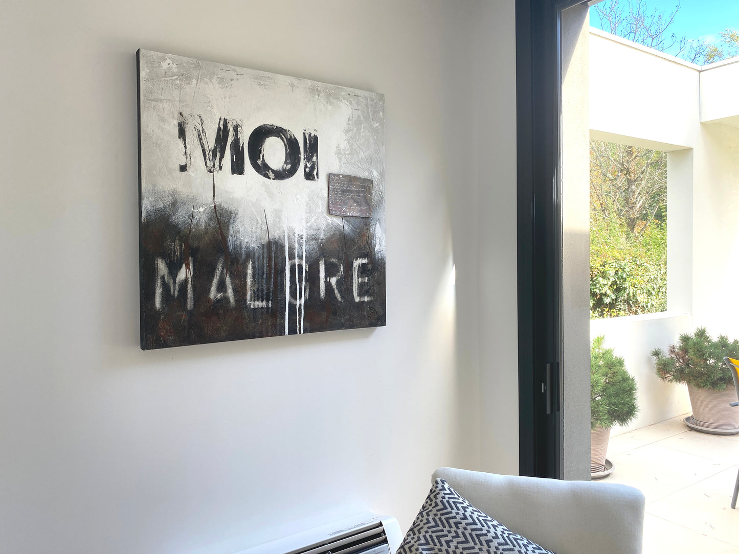 Malgré Moi - 80 x 80 cm