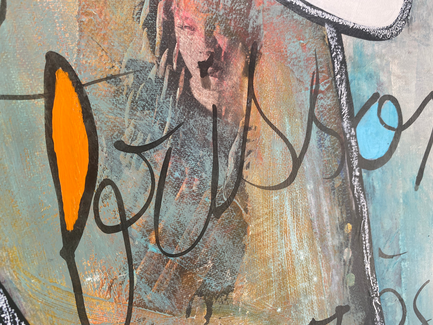 Le Frôlement du Bonheur - 116 x 81 cm