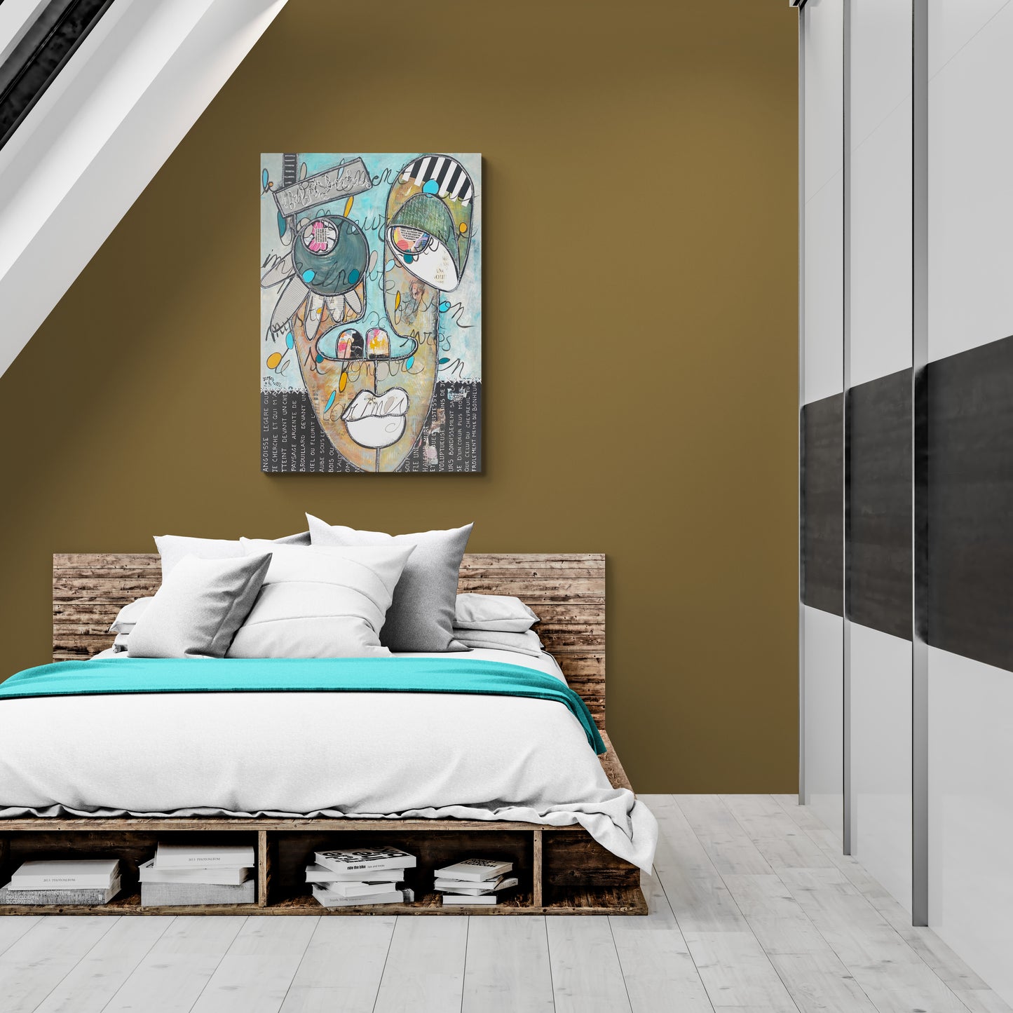 Le Frôlement du Bonheur - 116 x 81 cm