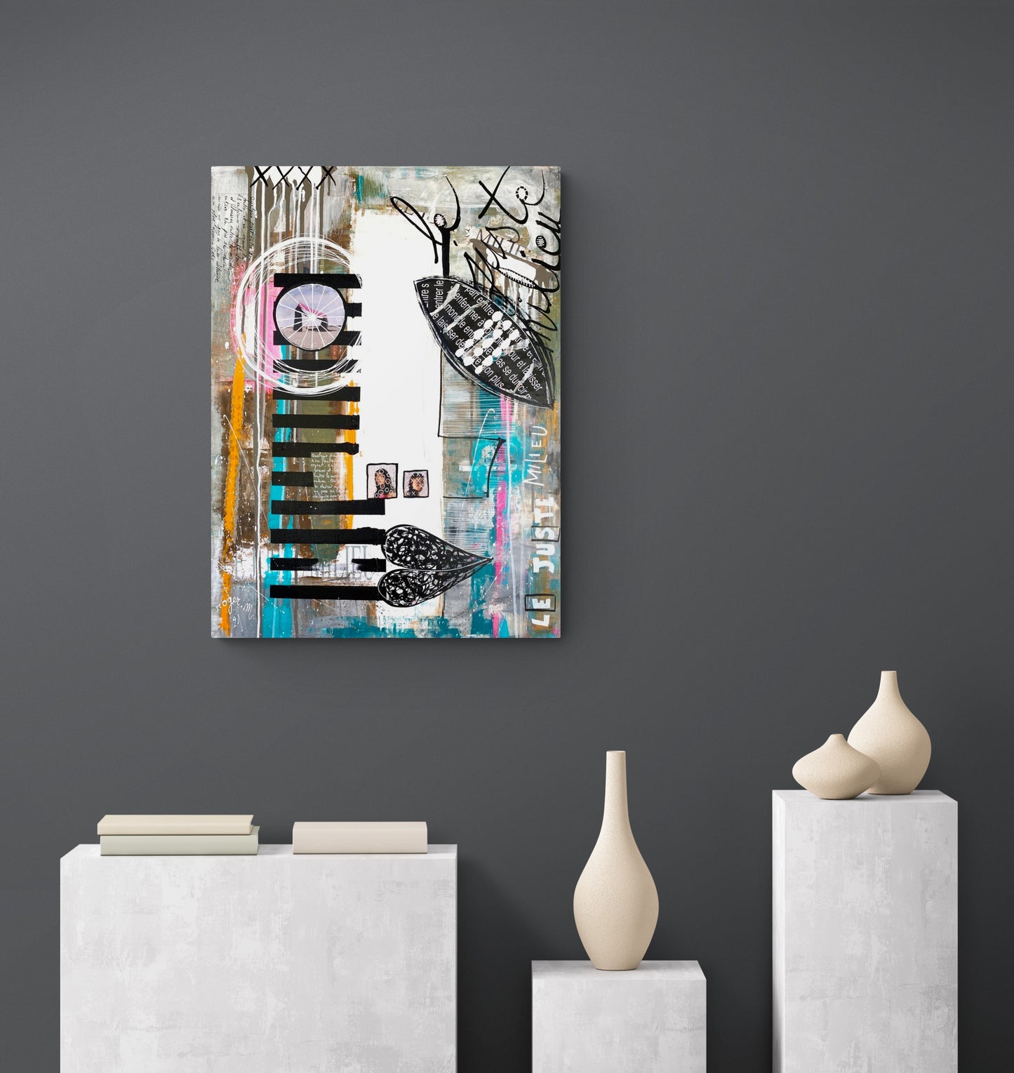 Le Juste Milieu - 80 x 60 cm