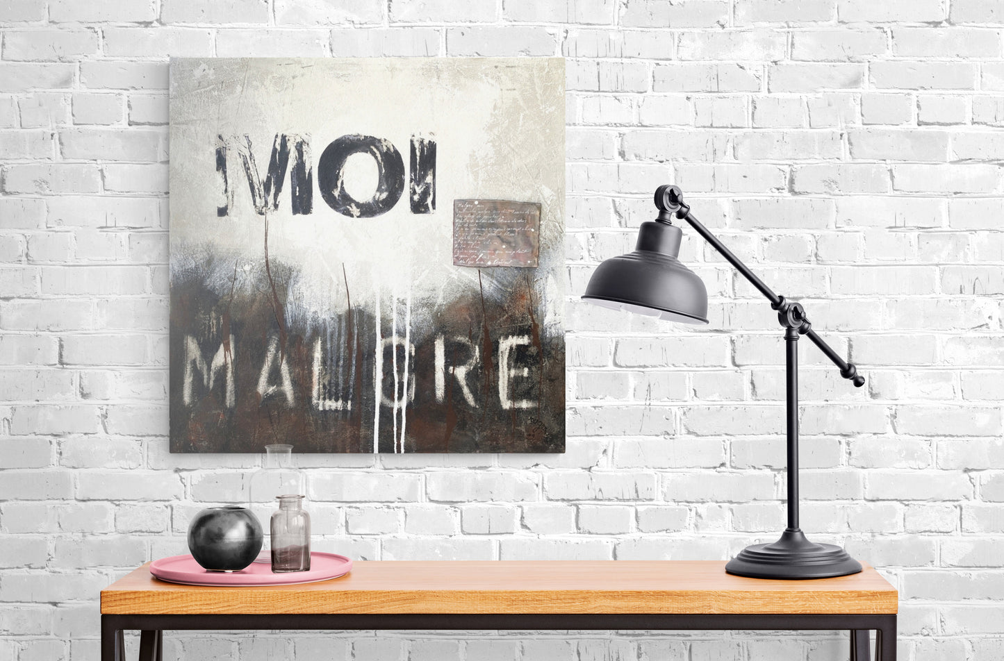 Malgré Moi - 80 x 80 cm