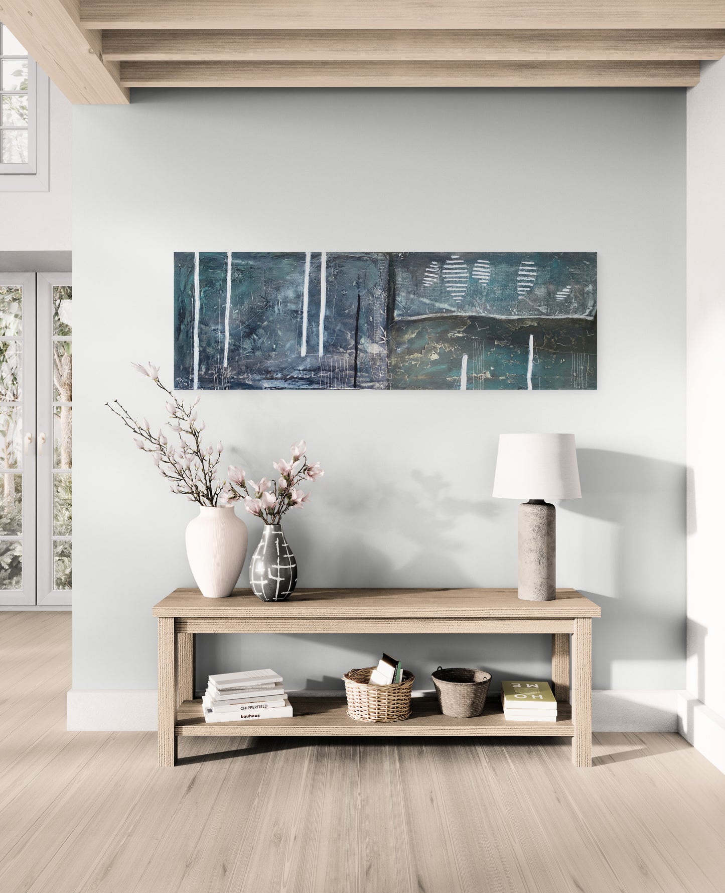 Le Port avant l'Orage - 150 x 50 cm