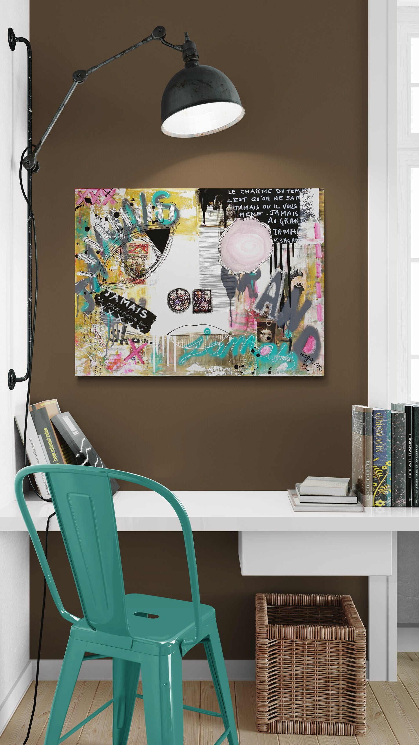 Jamais au grand Jamais - 80 x 60 cm