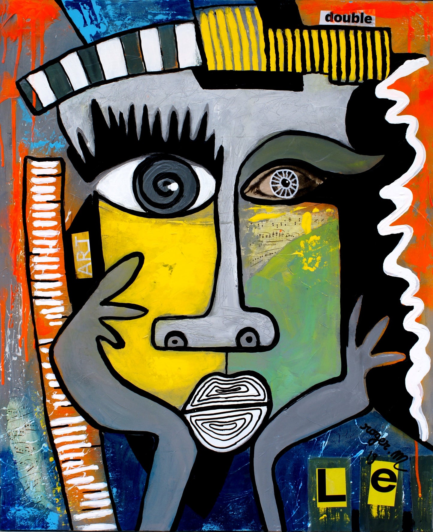 Le Double - 73 x 60 cm