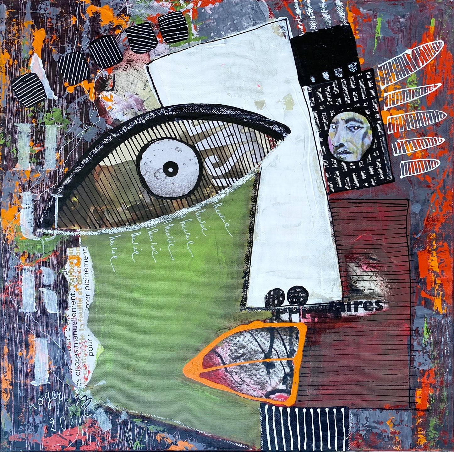 Ahurie - 40 x 40 cm