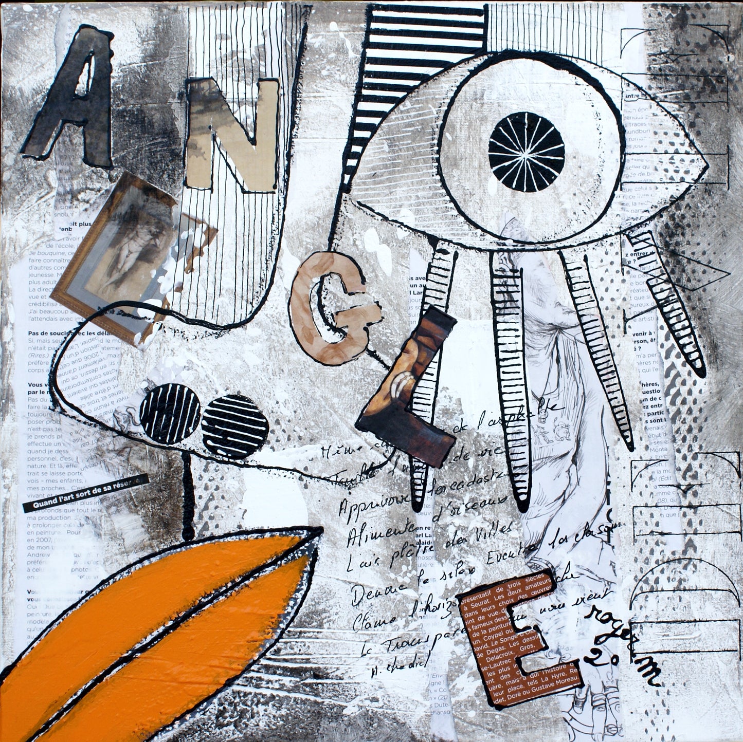 Angle de Vie - 40 x 40 cm