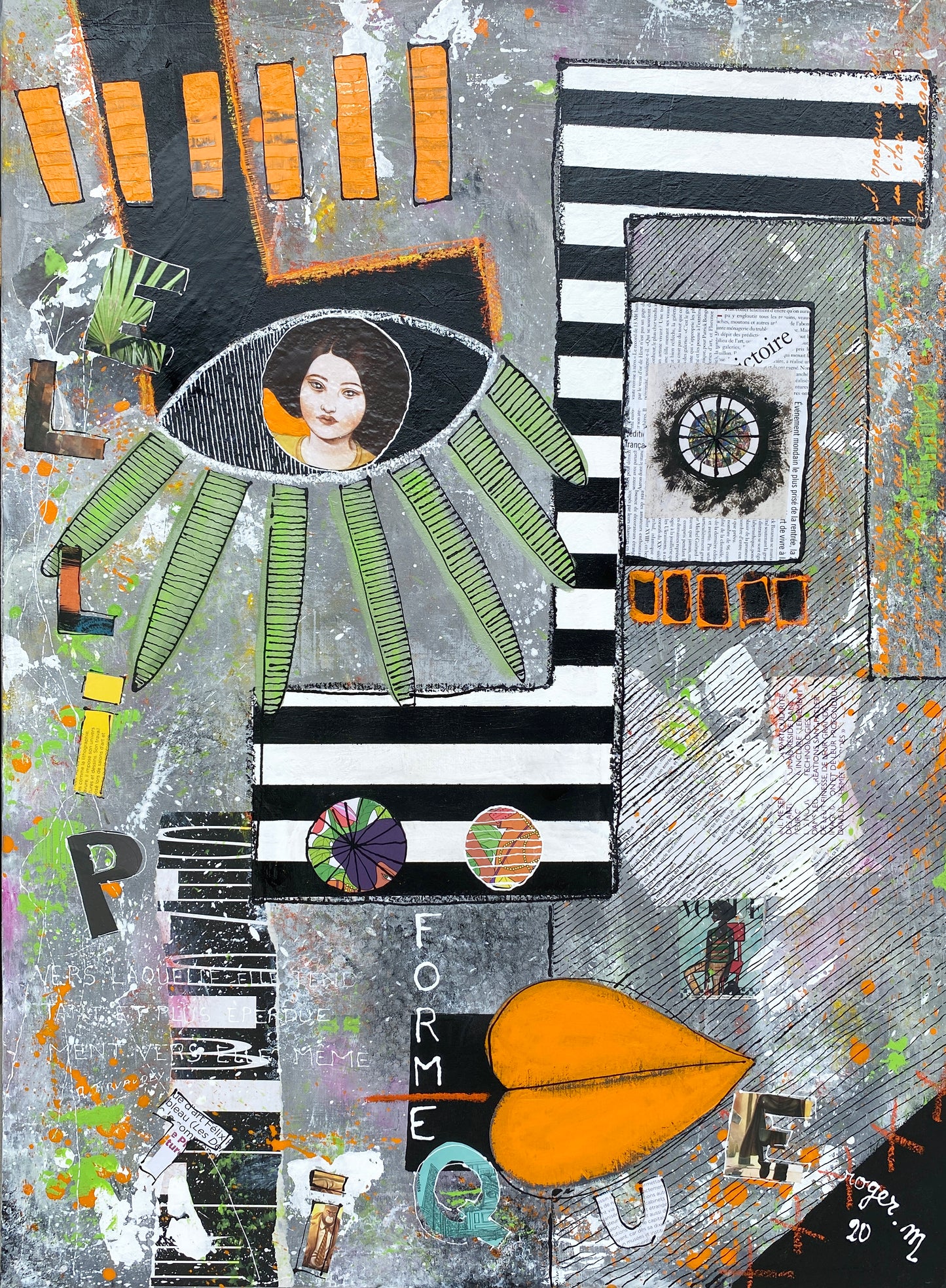 Force Elliptique - 60 x 81 cm