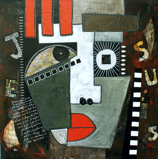 Je Suis - 80 x 80 cm