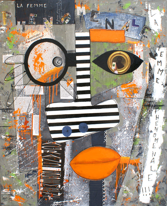 La Femme Phénoménale - 100 x 81 cm