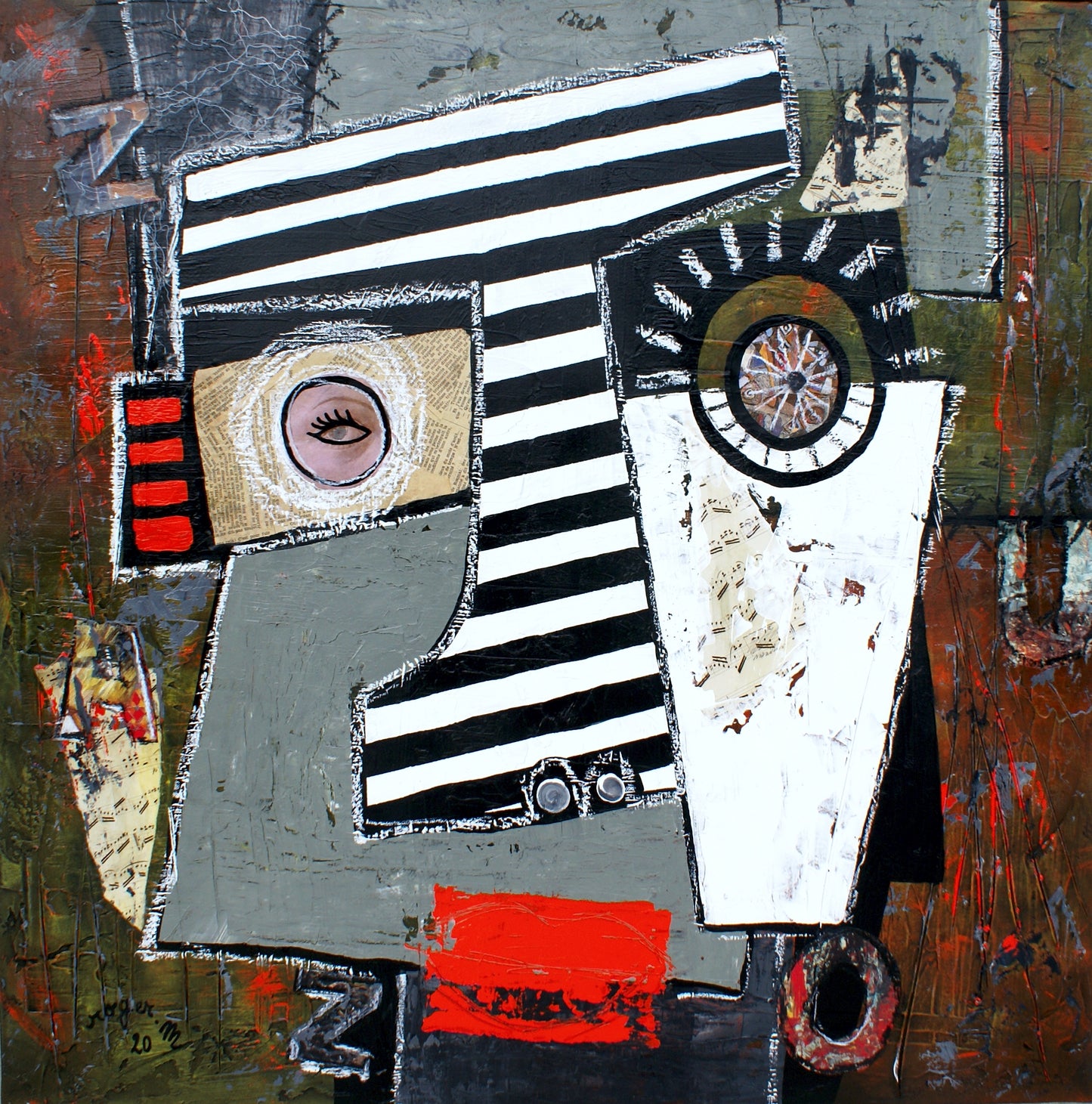 Zazou - 80 x 80 cm