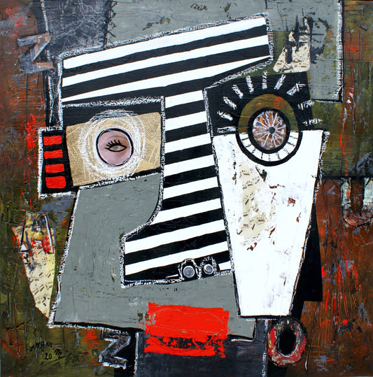 Zazou - 80 x 80 cm