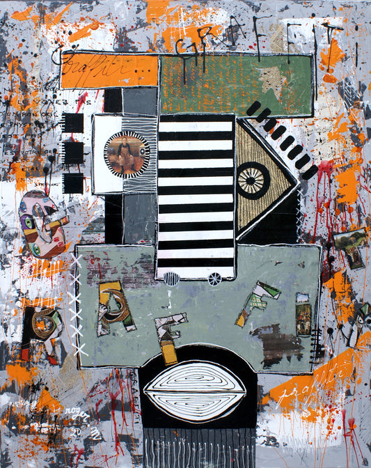 Graffiti - 100 x 81 cm