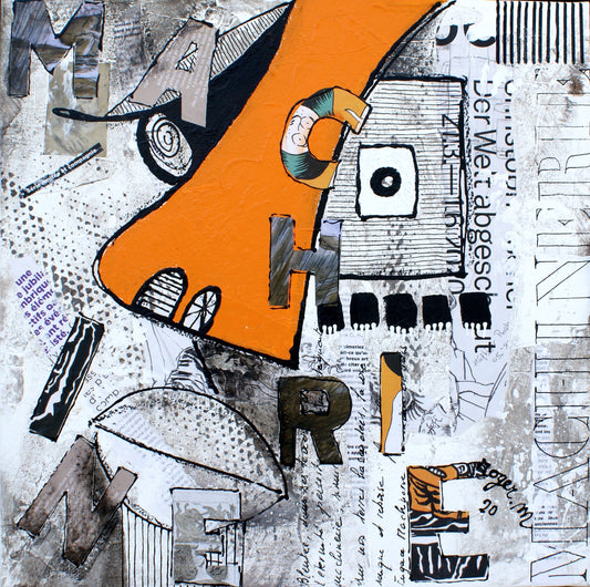 Machinerie - 40 x 40 cm