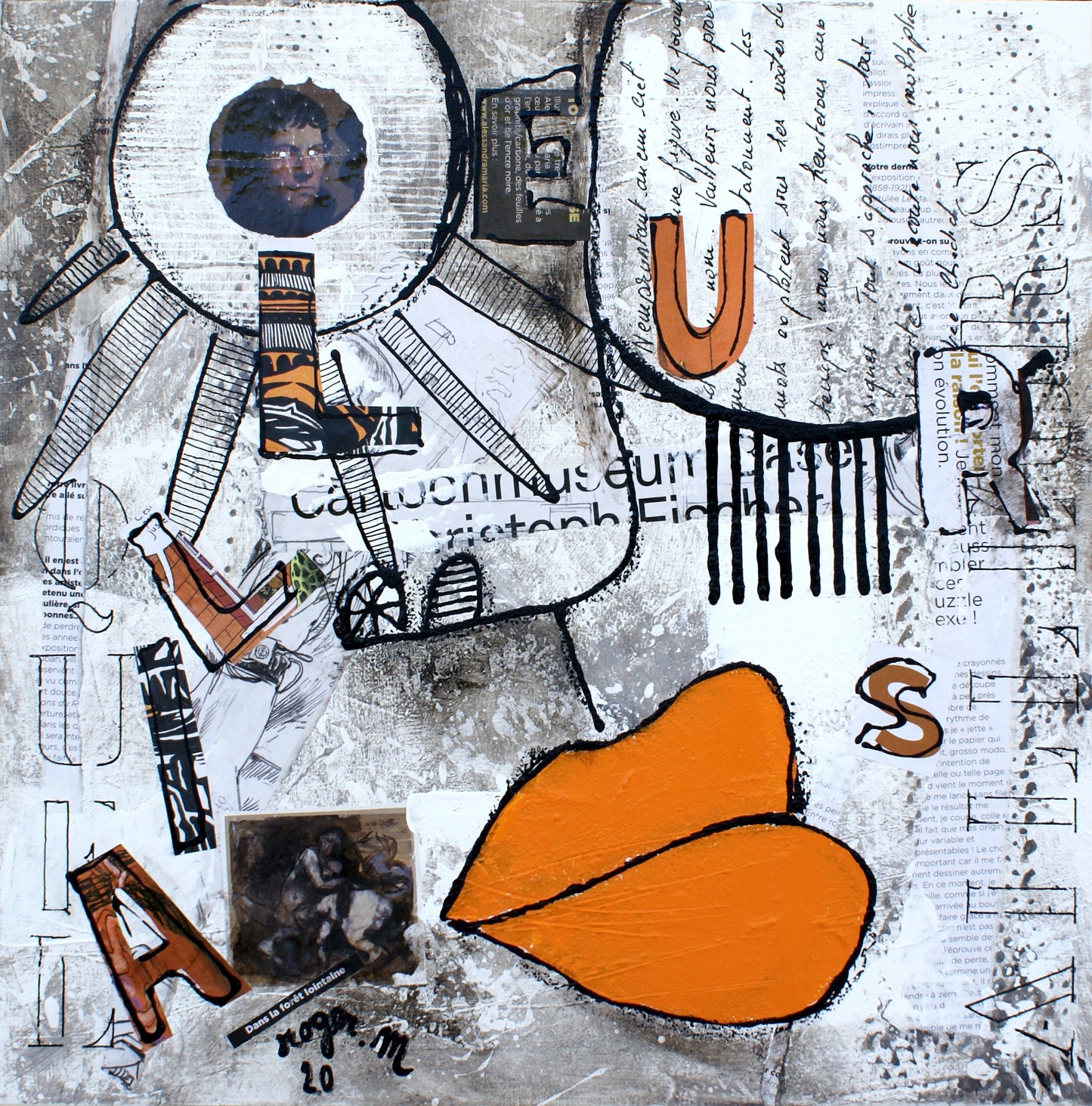 Quel ailleurs - 40 x 40 cm