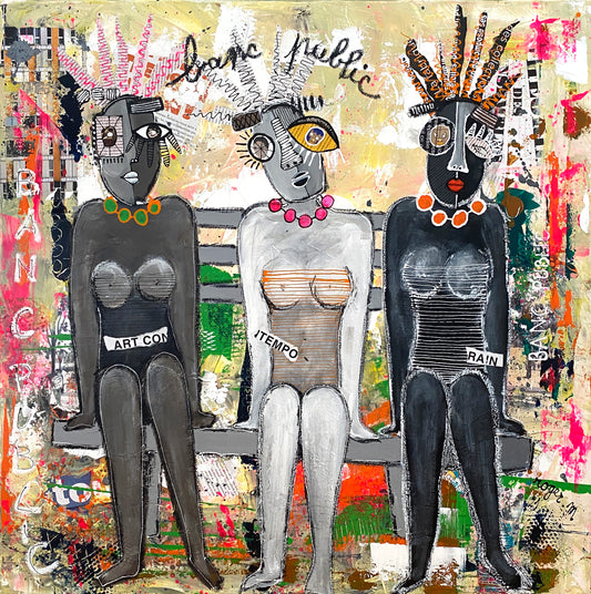 Banc Public - 80 x 80 cm
