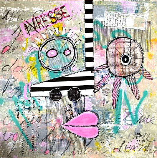 Ivresse - 80 x 80 cm