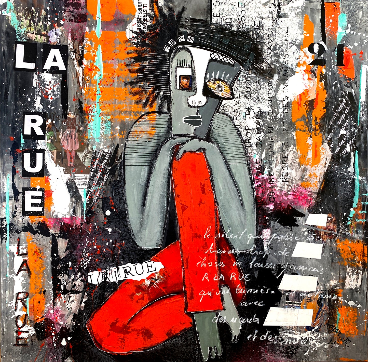 La Rue - 100 x 100 cm