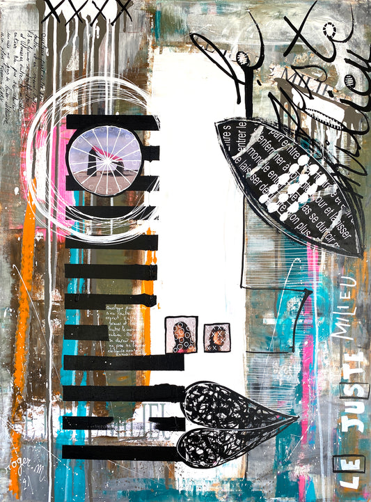 Le Juste Milieu - 80 x 60 cm