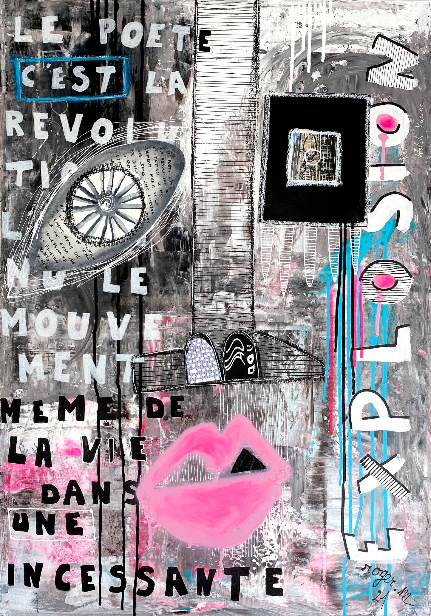 Le Poète - 92 x 65 cm