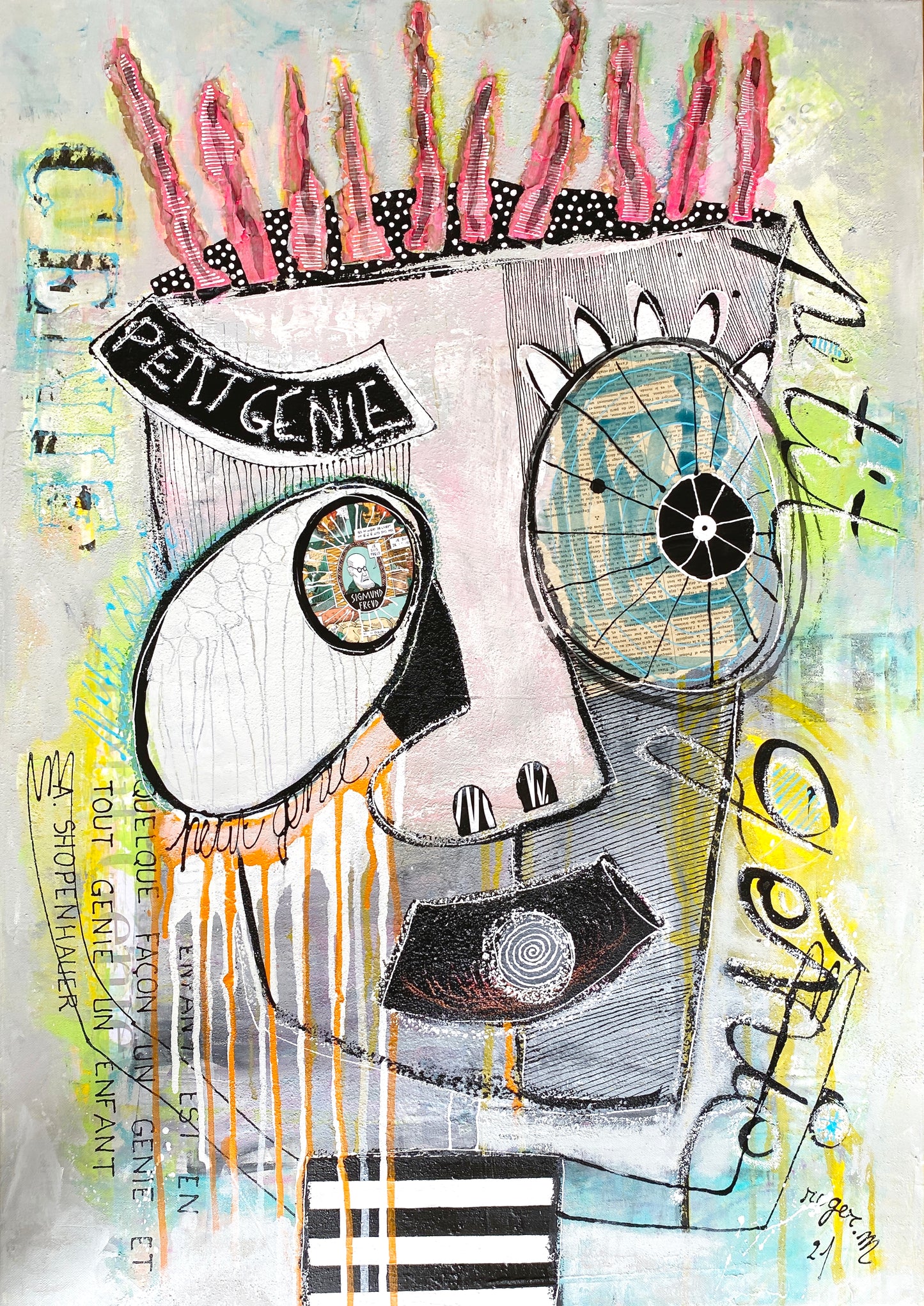 Petit Génie - 92 x 65 cm