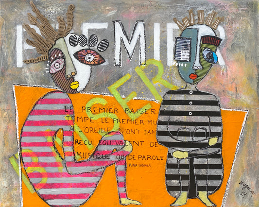 Premier Baiser - 92 x 73 cm