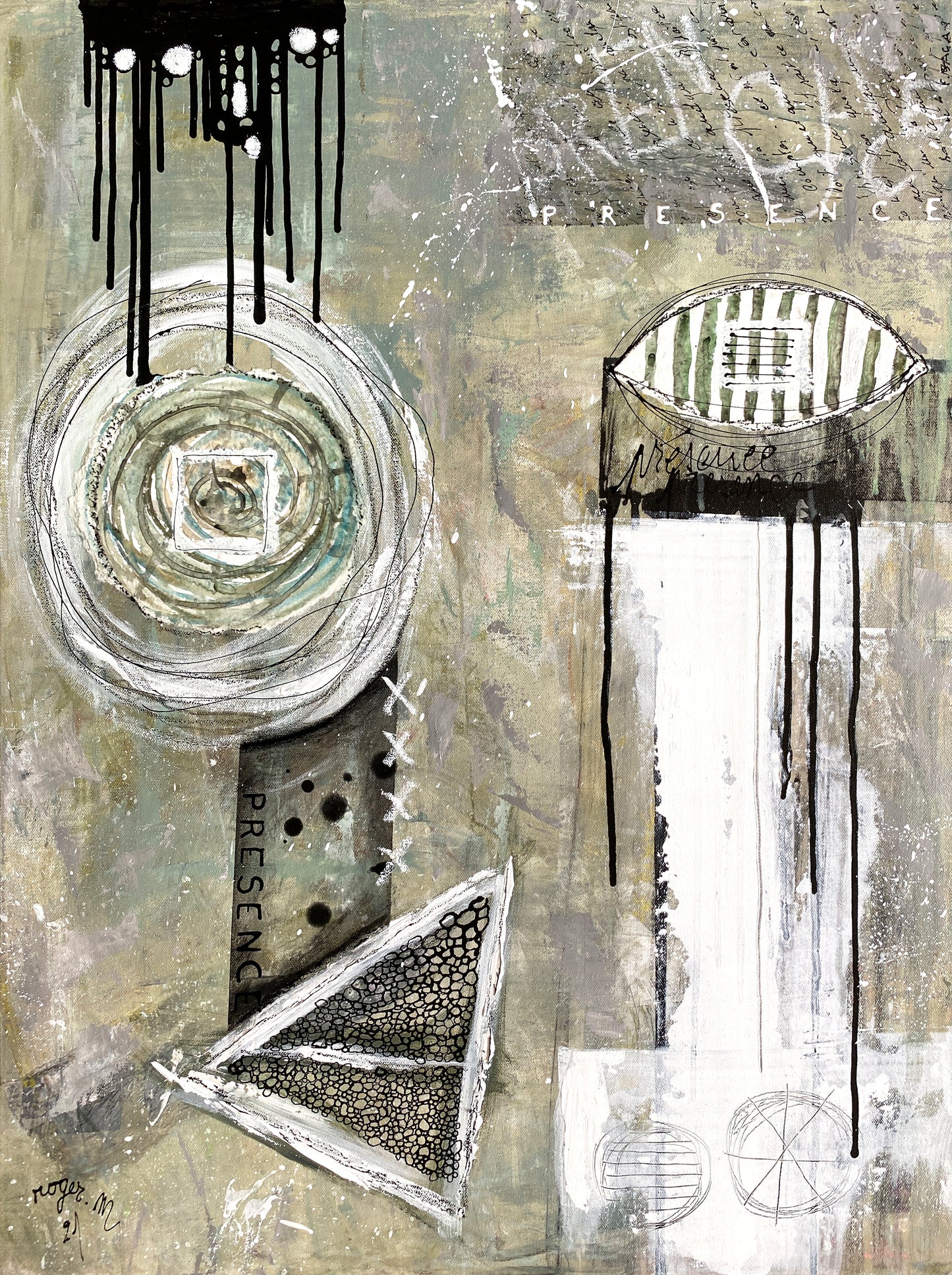 Présence - 80 x 60 cm