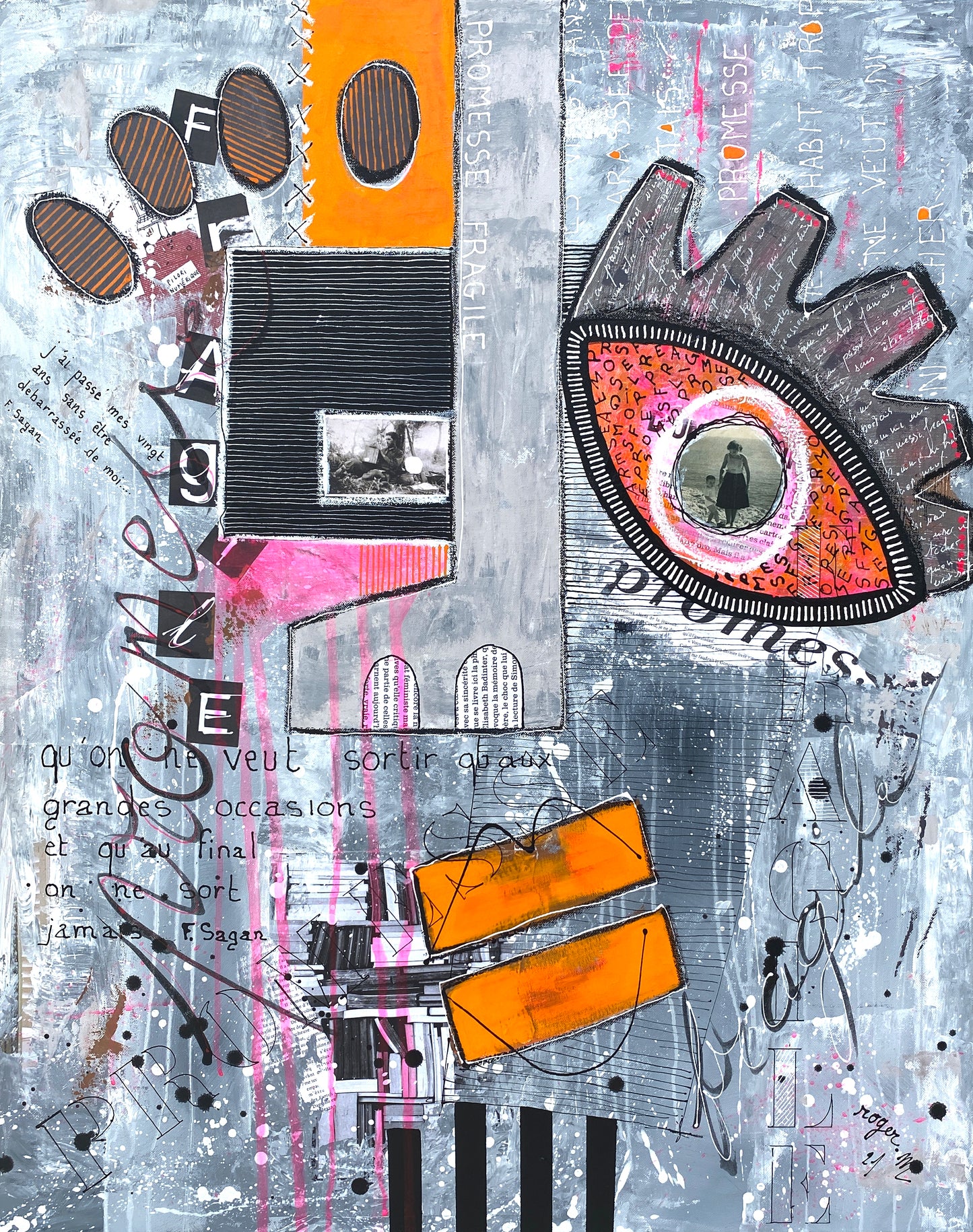 Promesse Fragile - 92 x 73 cm