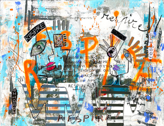 Respire ! 116 x 89 cm