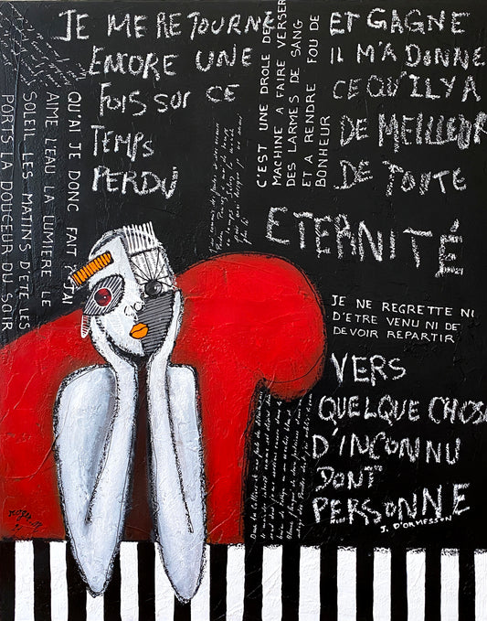 Tous ces Mots - 92 x 73 cm