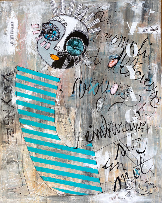 Voyages - 92 x 73 cm