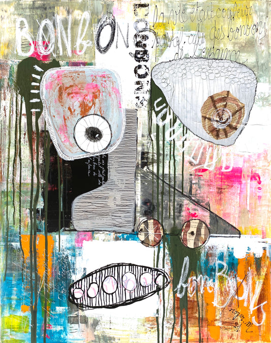 Bonbons - 92 x 73 cm